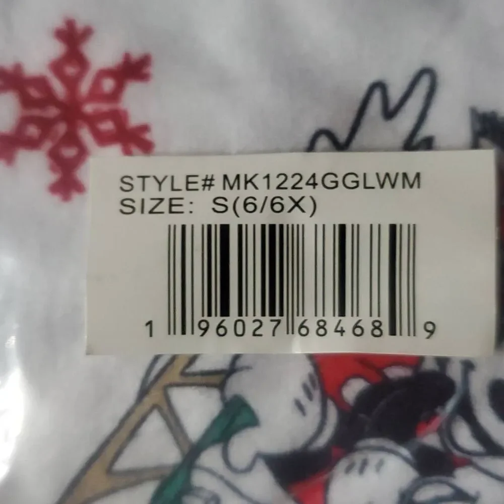NWT MICKEY MOUSE CHRISTMAS GIRLS NIGHTGOWN - Picture 5 of 5